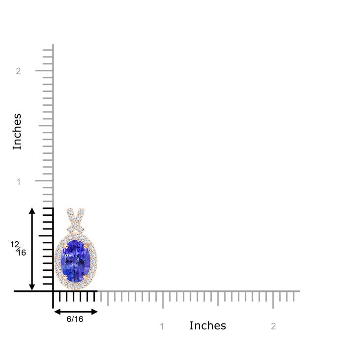 AAA - Tanzanite / 1.53 CT / 14 KT Rose Gold