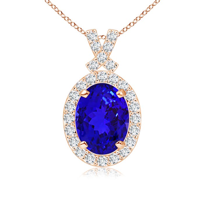 AAAA - Tanzanite / 1.53 CT / 14 KT Rose Gold