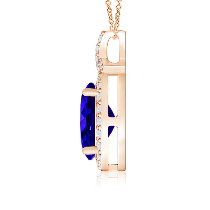 AAAA - Tanzanite / 1.53 CT / 14 KT Rose Gold