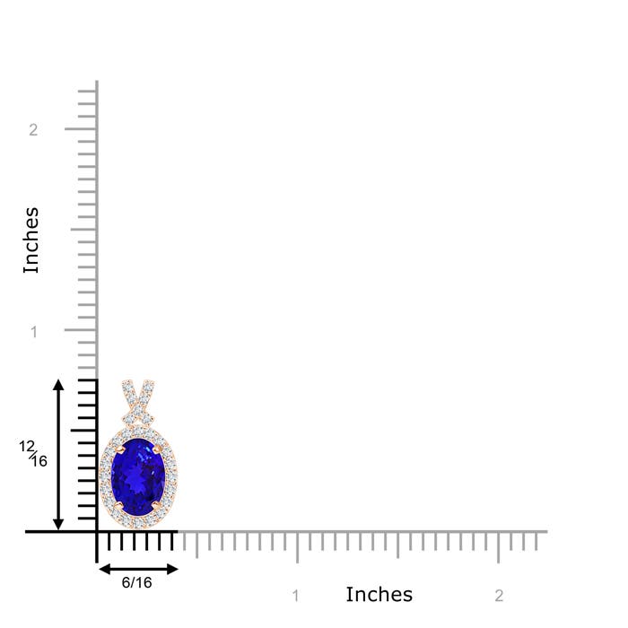 AAAA - Tanzanite / 1.53 CT / 14 KT Rose Gold