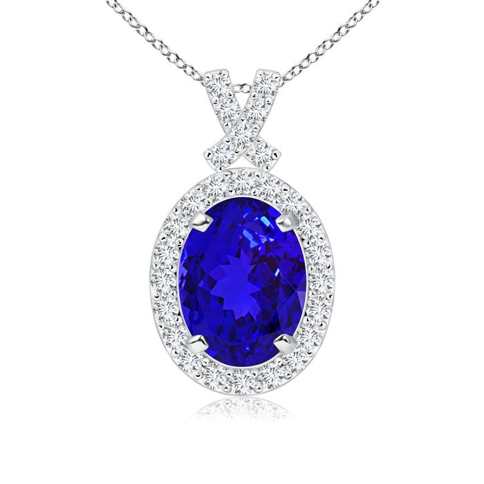 AAAA - Tanzanite / 1.53 CT / 14 KT White Gold