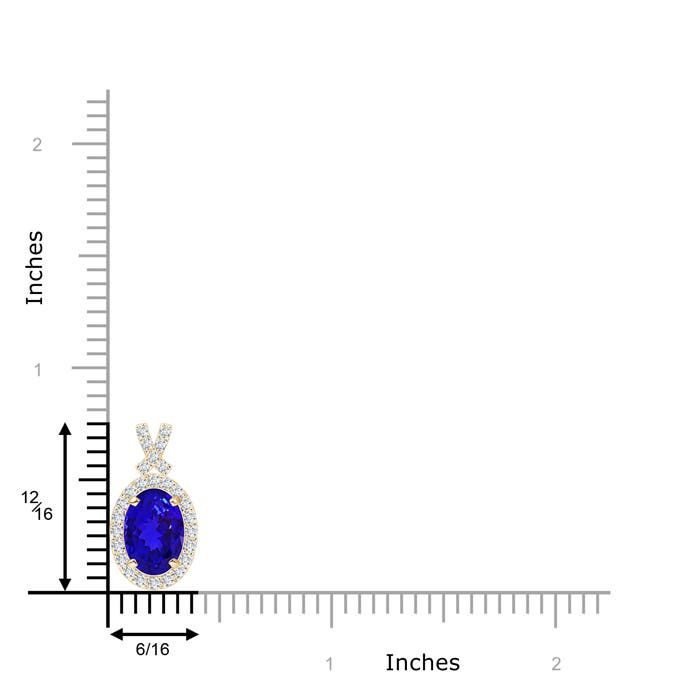 AAAA - Tanzanite / 1.53 CT / 14 KT Yellow Gold