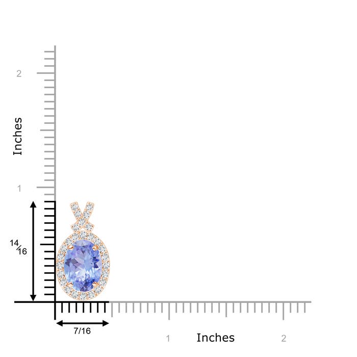 A - Tanzanite / 2.18 CT / 14 KT Rose Gold