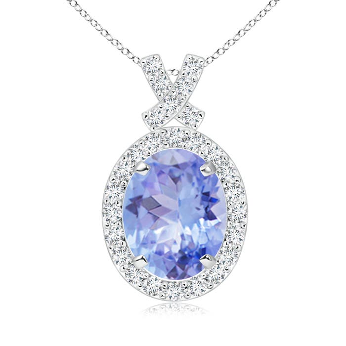 A - Tanzanite / 2.18 CT / 14 KT White Gold