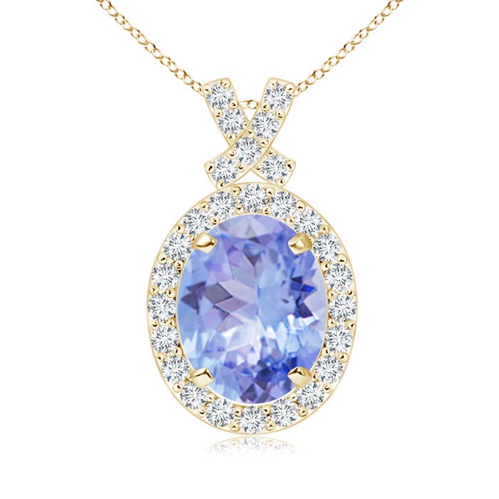 A - Tanzanite / 2.18 CT / 14 KT Yellow Gold