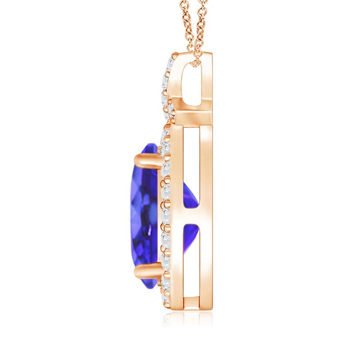 AA - Tanzanite / 2.18 CT / 14 KT Rose Gold