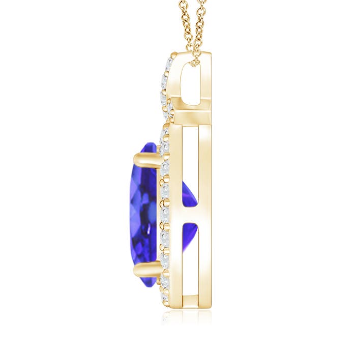 AA - Tanzanite / 2.18 CT / 14 KT Yellow Gold