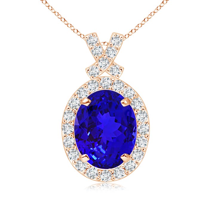 AAAA - Tanzanite / 2.18 CT / 14 KT Rose Gold