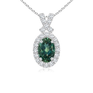 Oval AA Teal Montana Sapphire