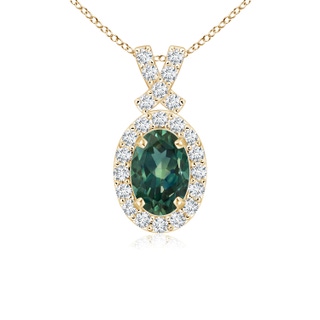 Oval AA Teal Montana Sapphire
