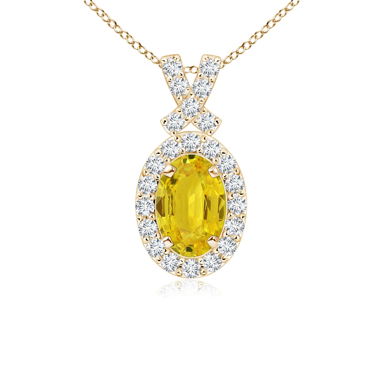 AAA - Yellow Sapphire / 0.86 CT / 14 KT Yellow Gold