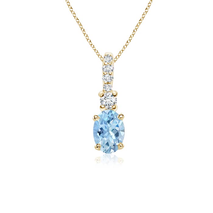 AAA - Aquamarine / 0.46 CT / 14 KT Yellow Gold