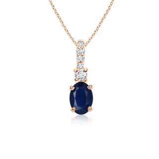 Oval A Blue Sapphire