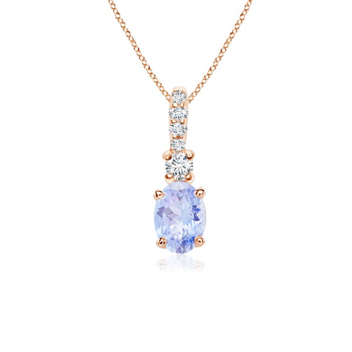 A - Tanzanite / 0.51 CT / 14 KT Rose Gold