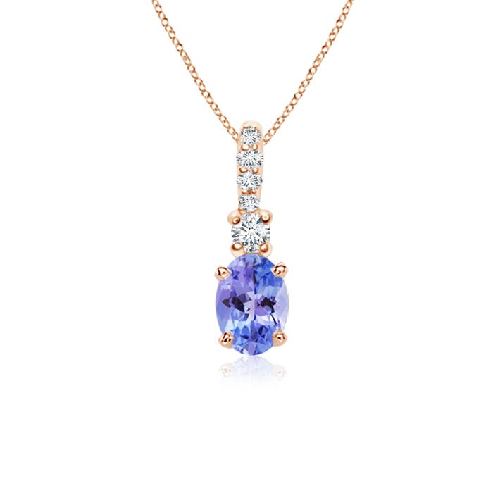 AAA - Tanzanite / 0.51 CT / 14 KT Rose Gold