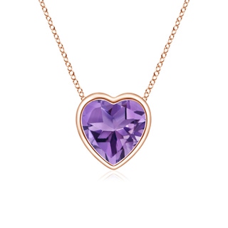 Heart AA Amethyst