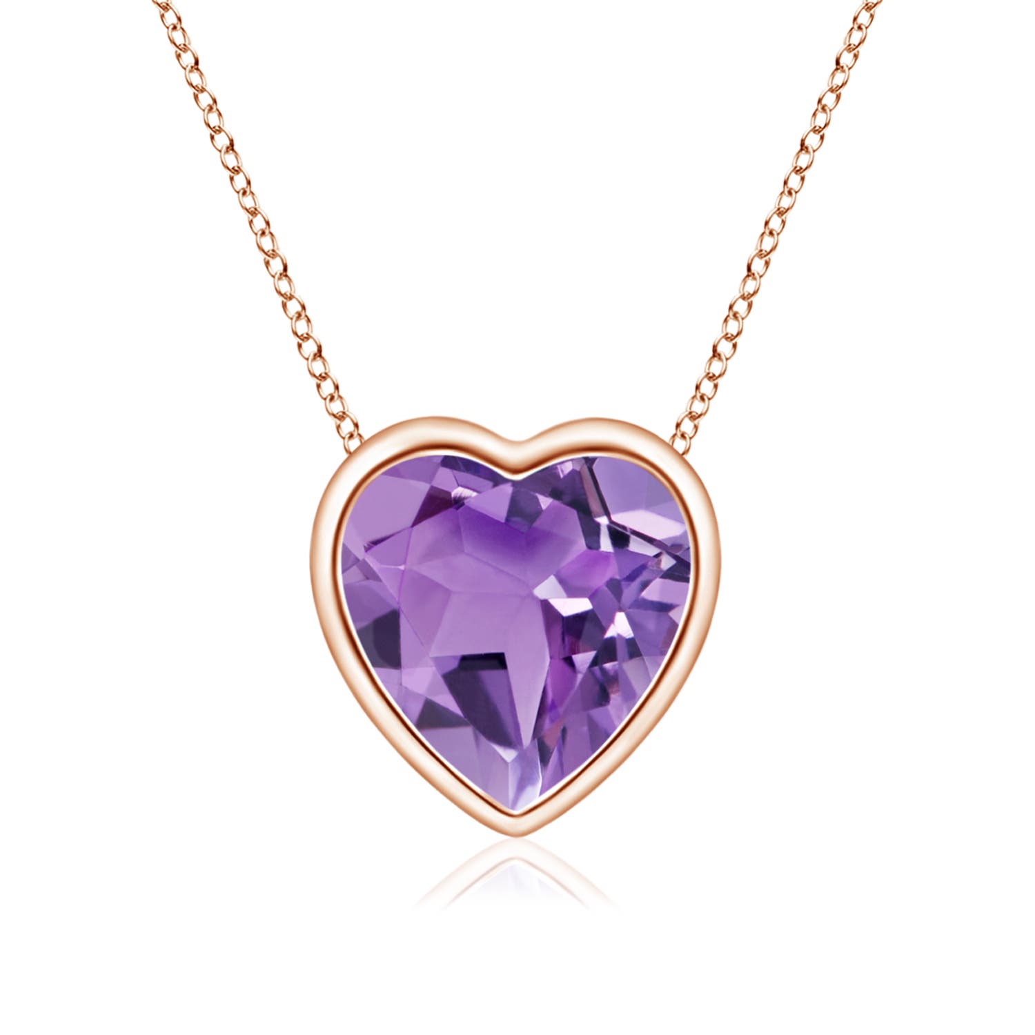 A - Amethyst / 0.7 CT / 14 KT Rose Gold