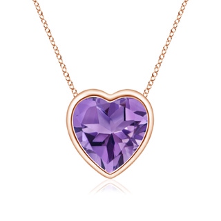 Heart AA Amethyst