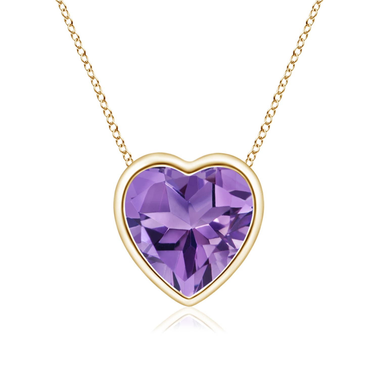 AA - Amethyst / 0.7 CT / 14 KT Yellow Gold