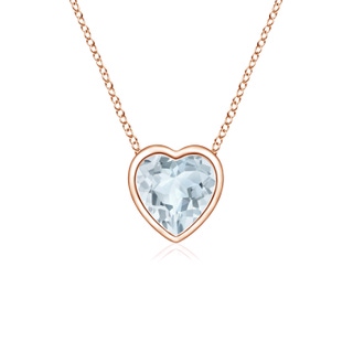 Heart A Aquamarine