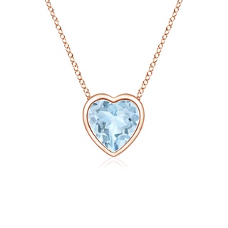 Heart AA Aquamarine