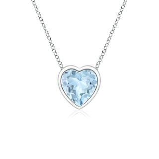 Heart AA Aquamarine