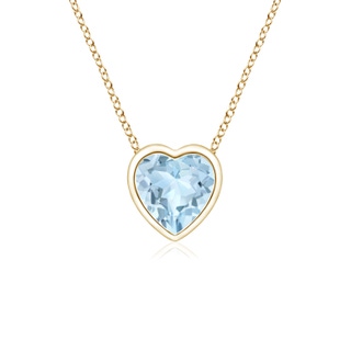 Heart AA Aquamarine