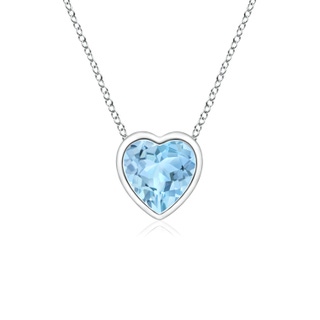 Heart AAA Aquamarine