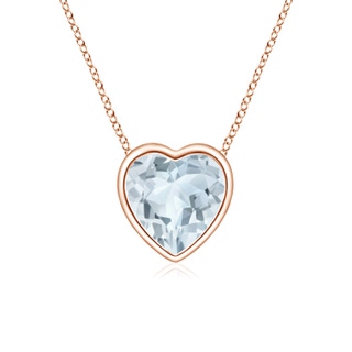 Heart A Aquamarine