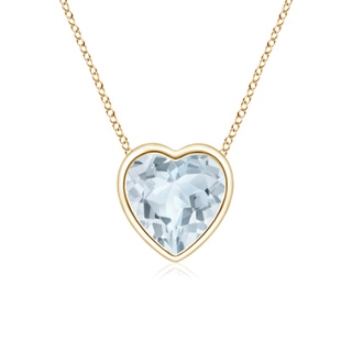 Heart A Aquamarine