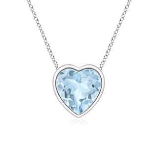 Heart AA Aquamarine