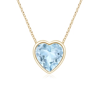 Heart AA Aquamarine