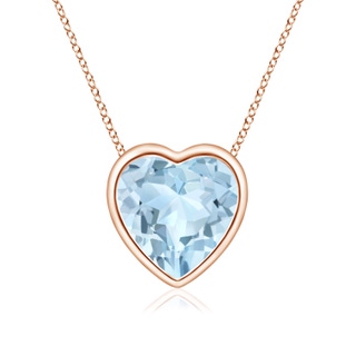 Heart AA Aquamarine