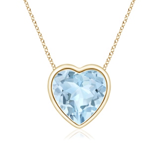 Heart AA Aquamarine