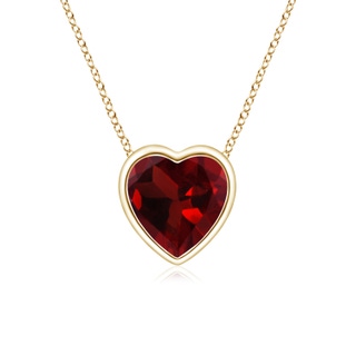 Heart AAA Garnet