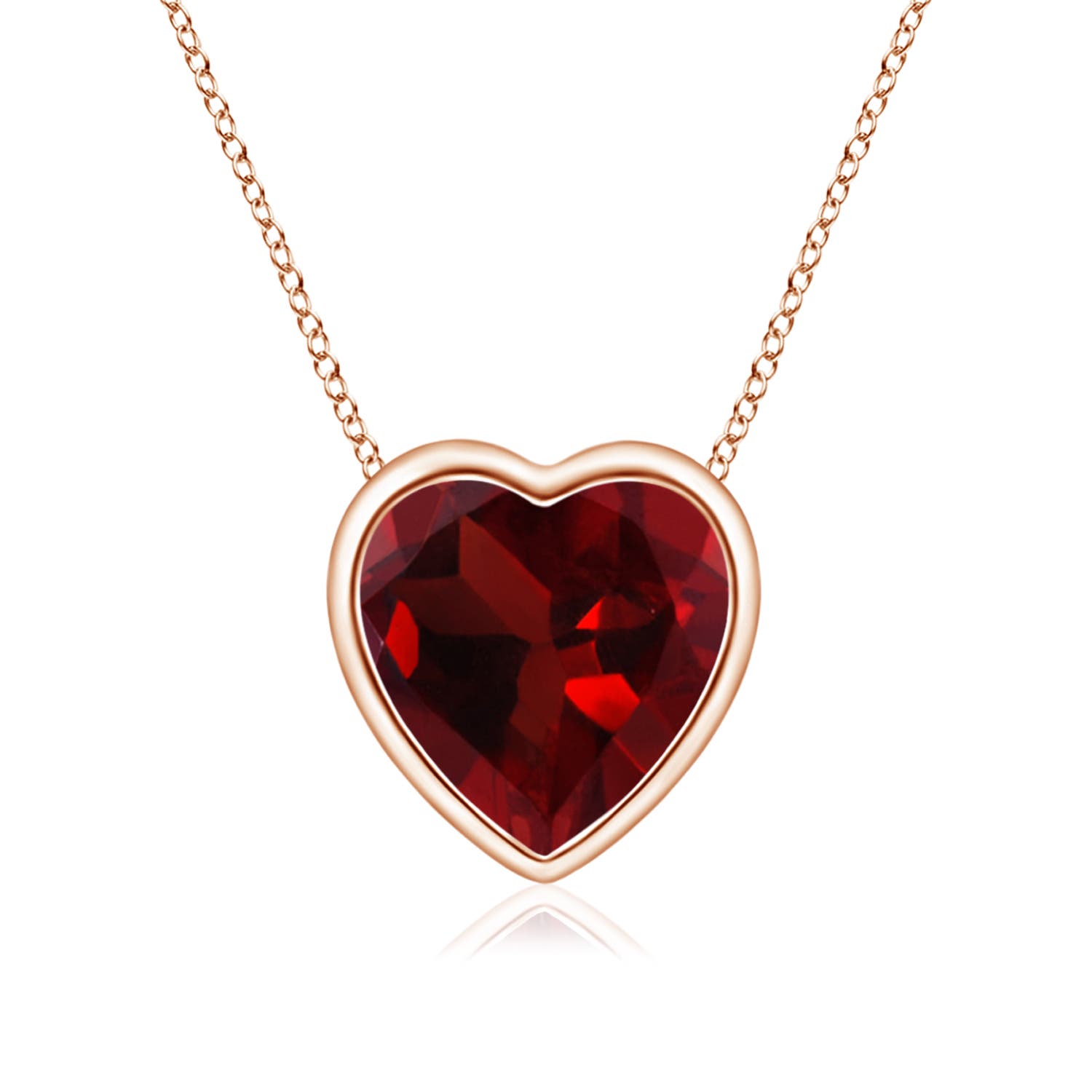 AAA - Garnet / 0.9 CT / 14 KT Rose Gold