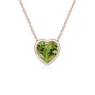 Heart AA Peridot