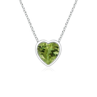 Heart AA Peridot
