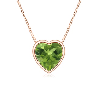 Heart AAA Peridot