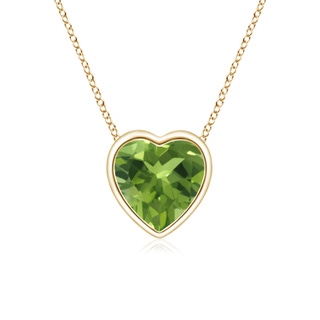 Heart AAA Peridot