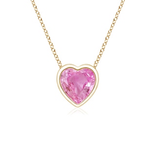 Heart AA Pink Sapphire