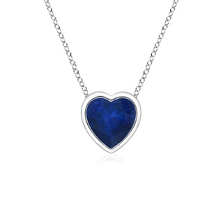 Heart AA Blue Sapphire
