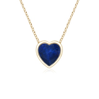 Heart AA Blue Sapphire