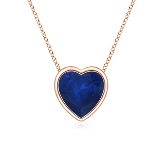 Heart AA Blue Sapphire