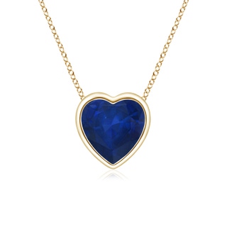 Heart AA Blue Sapphire