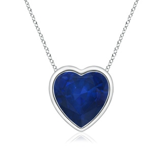 Heart AA Blue Sapphire