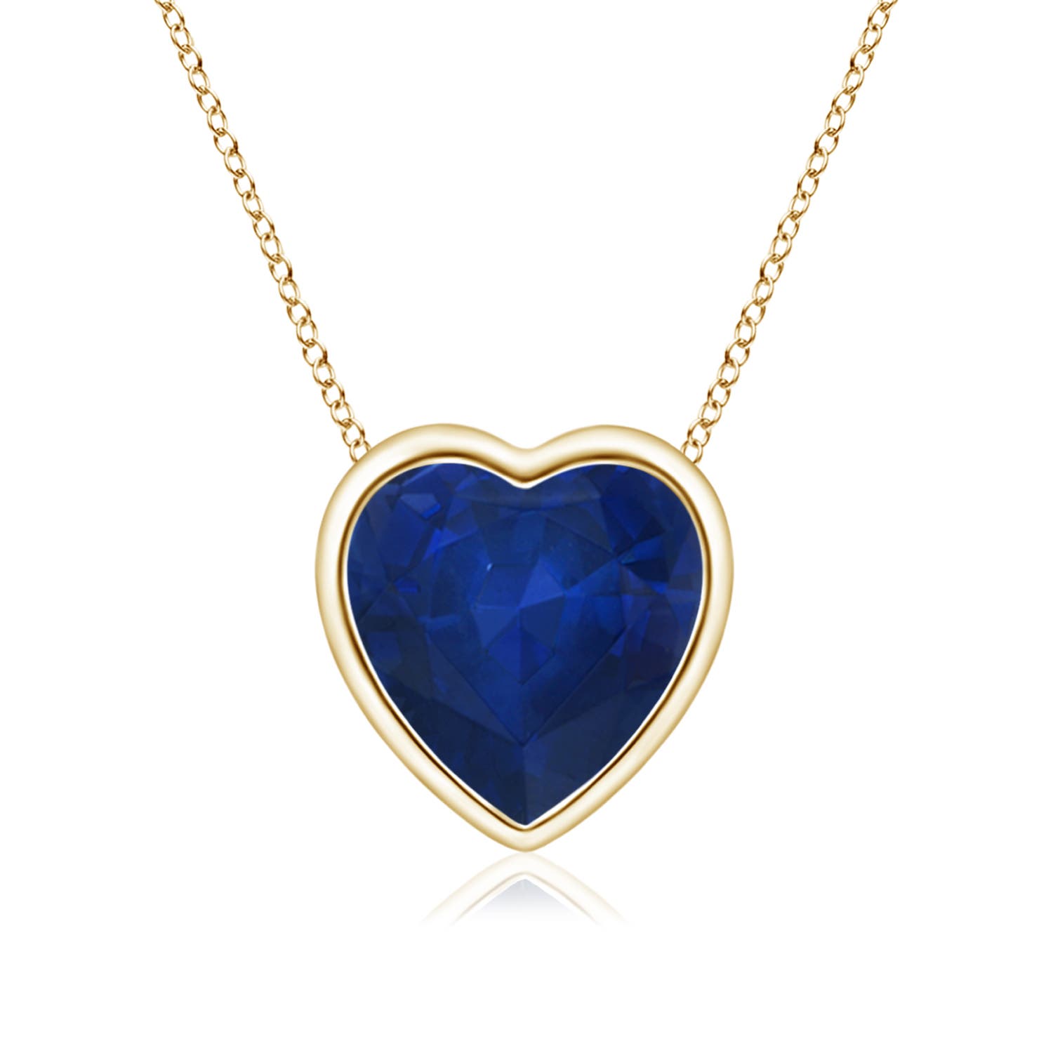 AA - Blue Sapphire / 0.85 CT / 14 KT Yellow Gold