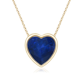 Heart AA Blue Sapphire