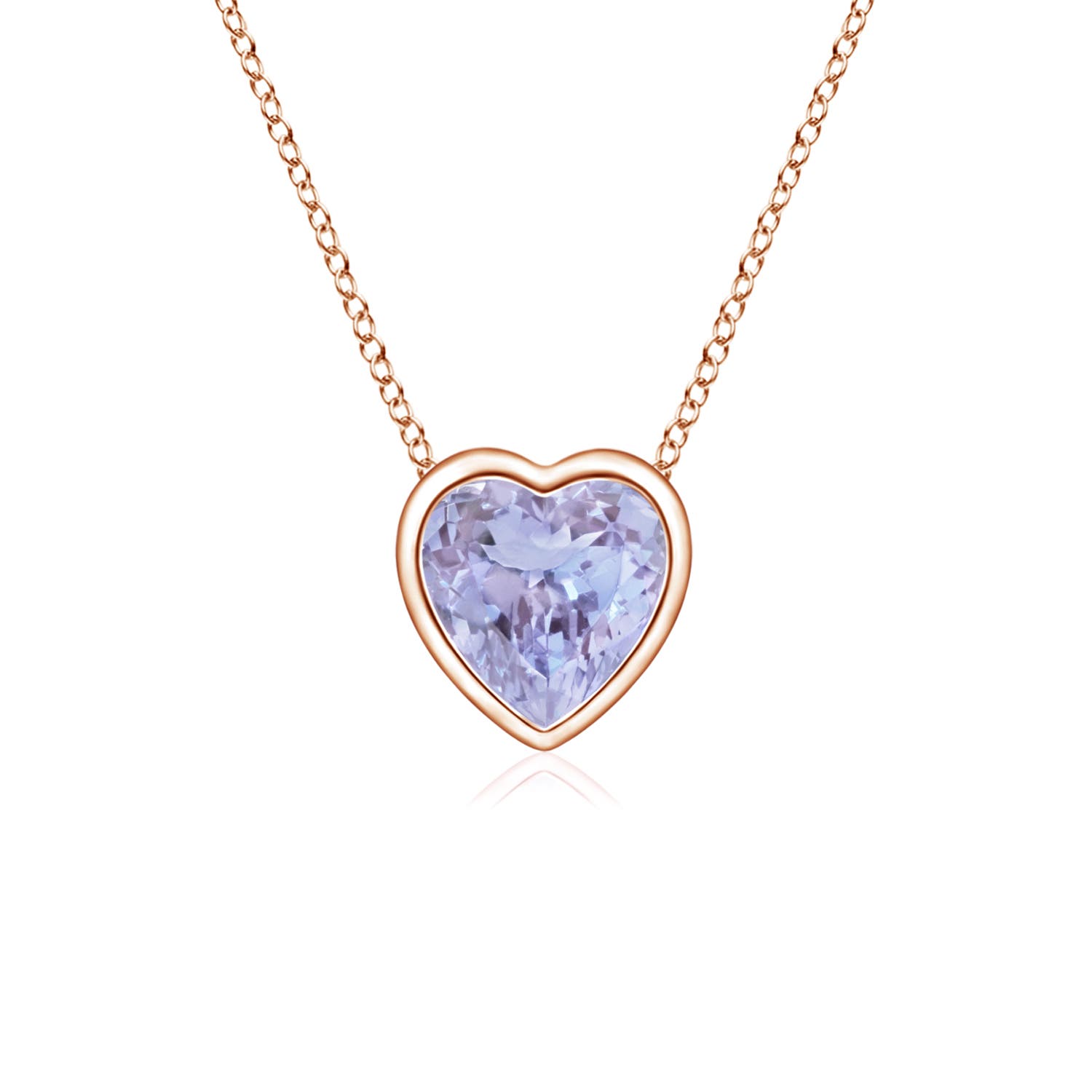 A - Tanzanite / 0.23 CT / 14 KT Rose Gold