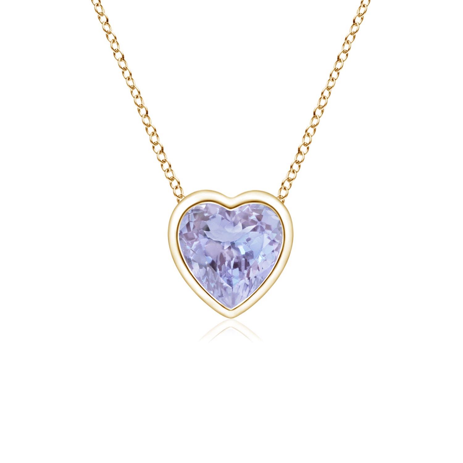 A - Tanzanite / 0.23 CT / 14 KT Yellow Gold